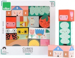 Vilac houten geluidsblokken