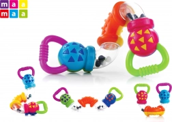 Rammelaar voor baby’s 17 cm met draaibare buisjes