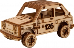 Houten 3D-puzzel – rallyauto model 3