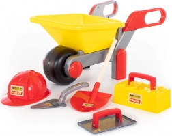 Wader Polesie bouwset voor kinderen met kruiwagen