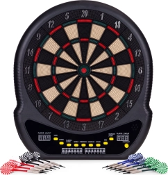 Elektronisch dartbord LCD 48 cm met 27 games en 12 darts