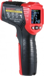 Digitale laserpyrometer Habotest HT651D, vochtigheidsmeter
