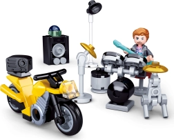 Sluban Town Drummer met Motor