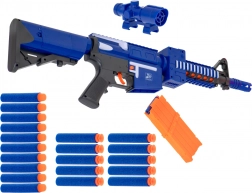Blaster voor foam pijltjes BLAZE STORM met magazijn en 20 pijltjes