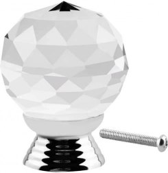 Kristallen meubelknop