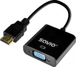 HDMI-naar-VGA-adapter Savio AK-75