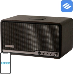 Edifier S300 draadloze luidspreker zwart notenhout