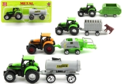 Tractor met aanhangwagen voor kinderen