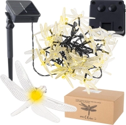 Decoratieve solarlichten met libellen