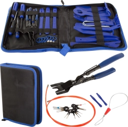 Gereedschapsset voor demontage van bekleding en radioclips