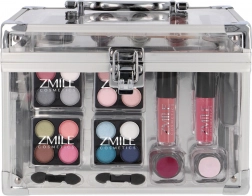 Zmile cosmetische koffer Acrylic – transparante make-upset 42 st.