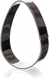 Culinaria uitsteekvorm in de vorm van een ei 3,8 × 5,4 × 1,6 cm