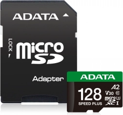 MicroSD kaart Speed Plus 128GB UHS1 U3 V30 A2 180/160 MB/s
