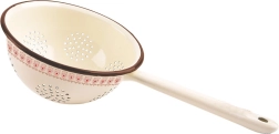 Geëmailleerde keukenvergiet TONCA beige 20 cm
