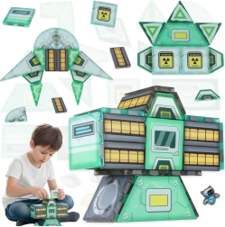 Magnetische bouwset ruimtestation STEM, 108 delen