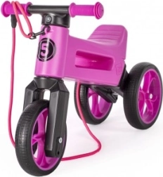 Loopfiets Funny Wheels Rider SuperSport 2-in-1 met draagriem – Paars