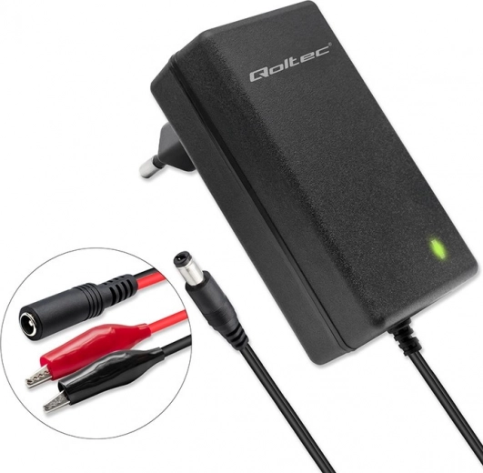 Automatische acculader 6V/12V 1,5A met LED-indicator