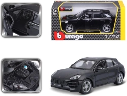 Bburago 1:24 Porsche Macan zwart 18-21077