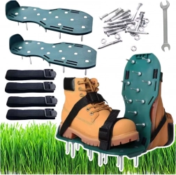Beluchter verticuteermachine met spikes voor schoenen voor gazon