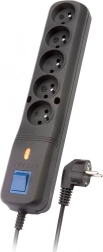 Overspanningsbeveiliging Lestar LF-530WA, 3L EMI/RFI, 3,0 m, zwart