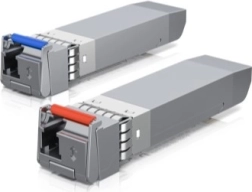 SFP+‑module Ubiquiti UACC-OM-SM-10G-S-2, single‑mode 10Gbps, BiDi, 10 km (2 stuks)