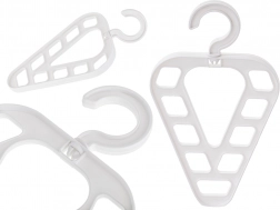 Multifunctionele organizer voor in de kledingkast met 9 openingen, wit