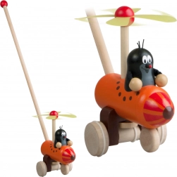 Detoa Rijdende Mol Houten Speelgoed