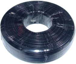 Telefoonkabel 4 aders zwart 100m rol