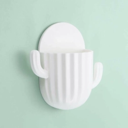 Zelfklevende wandorganizer voor borstels en tandenborstels