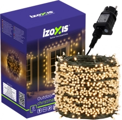 Kerstslinger 500 LED 35 m, warm wit, IZOXIS, IP44, 8 modi