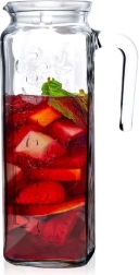Glazen kan met deksel 1,2 l