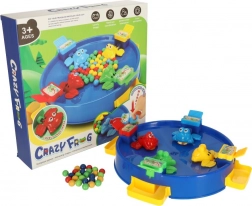 Vaardigheidsspel Hongerige Kikkers voor 4 spelers 3+ blauw