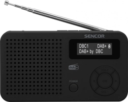 Digitaal radio DAB+/FM met RDS, Bluetooth 5.0, LCD en accu - 1 stuk