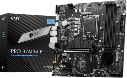 MSI PRO B760M‑P – microATX‑moederbord LGA1700 met DDR5, HDMI en DisplayPort