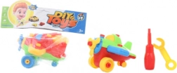 Schroefbaar plastic vliegtuig voor kinderen