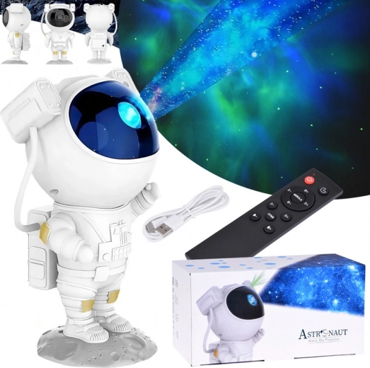 Sterrenprojector Astronaut met afstandsbediening