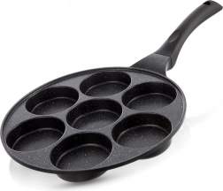 Granit koekenpan voor eieren 7 openingengaten GRANDE 27 cm