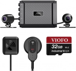 VIOFO MT1 motorfietscamera met Wi‑Fi en GPS (dual 1080p)