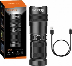 zaklamp Superfire GT60 2600 lm met USB-C