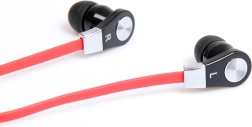 MAGICSOUND DS-2 koptelefoon met microfoon zwart-rood