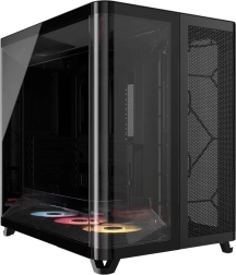 Midtower computercase AIR 5400 RS‑R ARGB, zwart