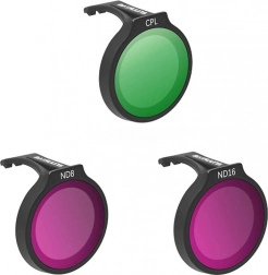 SUNNYLIFE filterset voor DJI Neo drone – CPL, ND8 en ND16