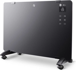 Glazen convectie- en stralingskachel ELDOM met Wi‑Fi, 1500 W