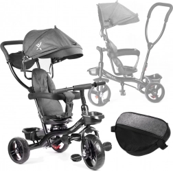 Driewieler Trike Fix Lite 3-in-1 met 360° draaibare zitting en vrijloop – Grijs
