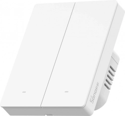 Sonoff ZBM5 slimme touch wand schakelaar Zigbee, 2-kanaals, 80 W
