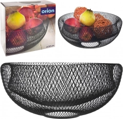 Metalen zwarte fruitmand RADKA