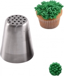 Russische roestvrijstalen spuitmond – gras/haar