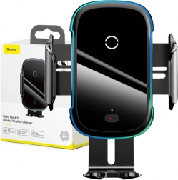Elektrische telefoonhouder voor in de auto Baseus met draadloze oplader