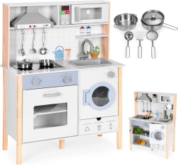 Houten speelkeuken voor kinderen met licht en geluid ECOTOYS
