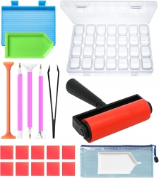Gereedschapsset voor diamond painting en borduren met diamantjes